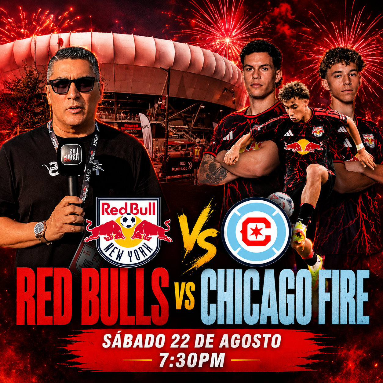 ⚽Red Bulls vs. Chicago Fire — MLS🔥